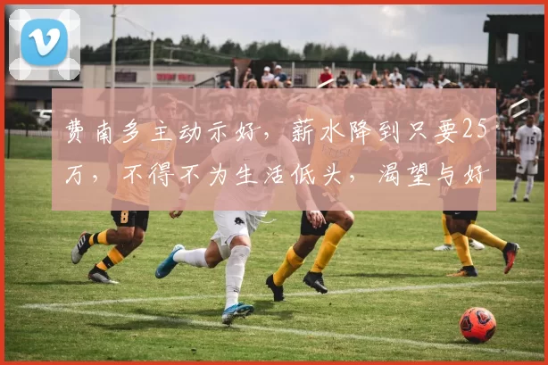 费南多主动示好，薪水降到只要25万，不得不为生活低头，渴望与好友第三次合作_中超_归化_国脚